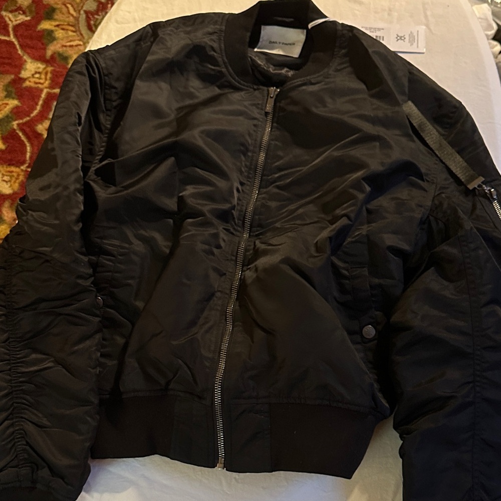 Daily Paper Classic Black Bomber Jacket